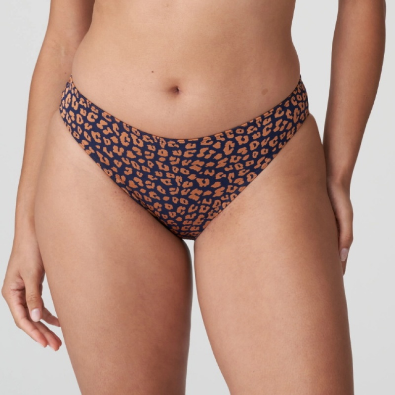 Blue Prima Donna Swim Punta Rata Bikini Bottoms | 5893-JREWN