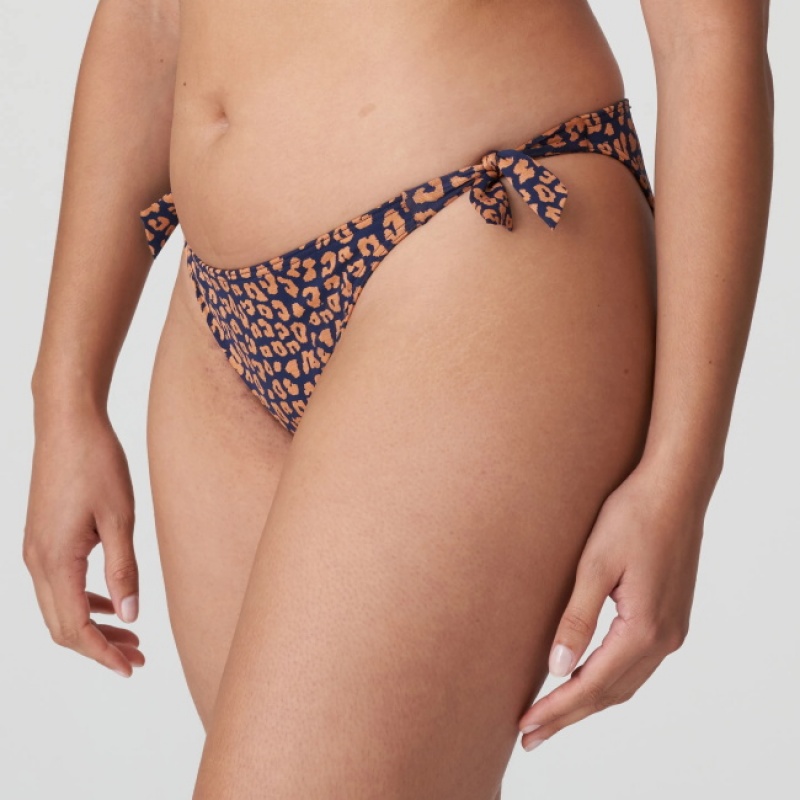 Blue Prima Donna Swim Punta Rata Bikini Bottoms | 7486-HKFCE