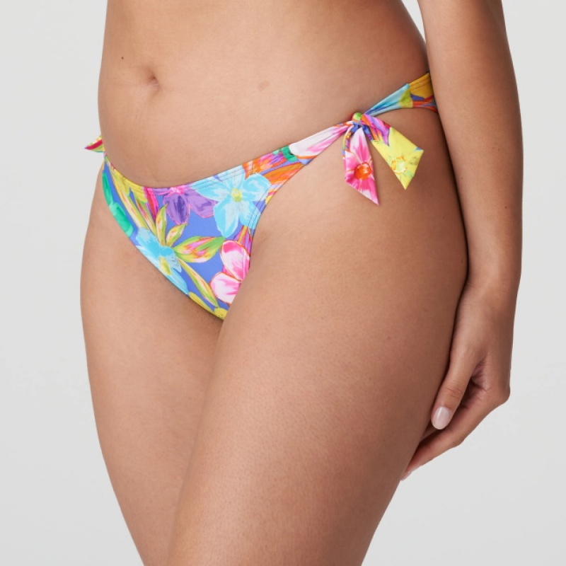 Blue Prima Donna Swim Sazan Bikini Bottoms | 2409-KUTYX