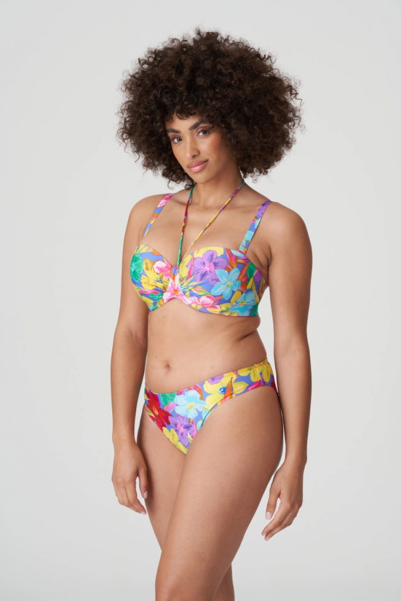 Blue Prima Donna Swim Sazan Bikini Bottoms | 5064-QNSZP