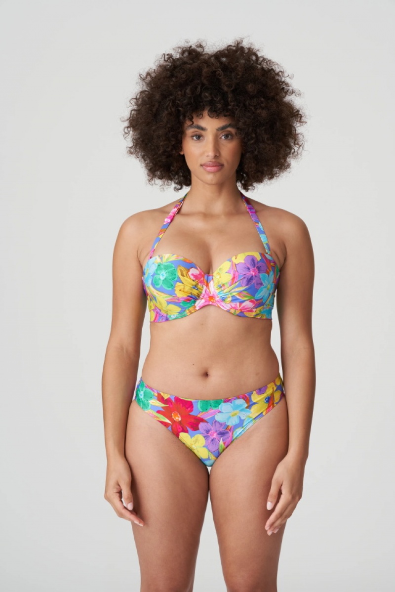 Blue Prima Donna Swim Sazan Bikini Tops | 1624-NKGDV