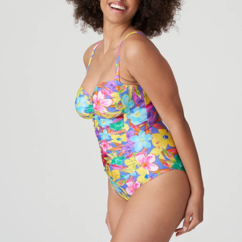 Blue Prima Donna Swim Sazan Swimsuits | 4270-NEAWP