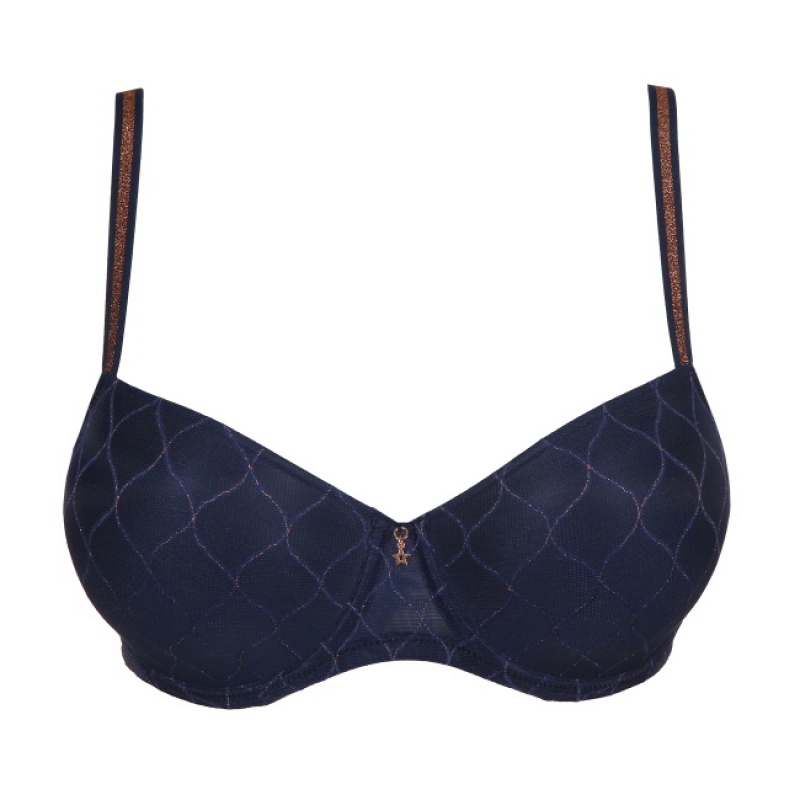 Blue Prima Donna Twist Chryso Bras | 6029-GQSZM