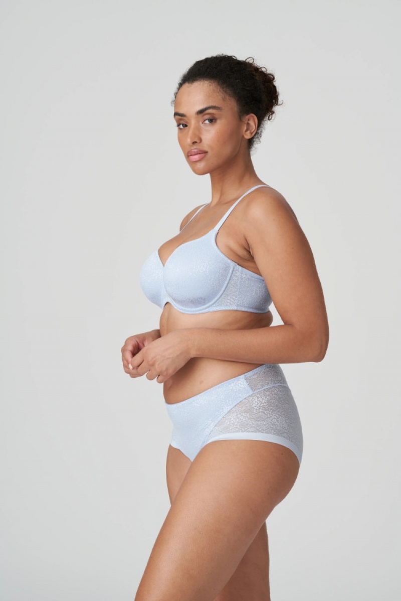 Blue Prima Donna Twist Lumino Bras | 4897-YCGZO