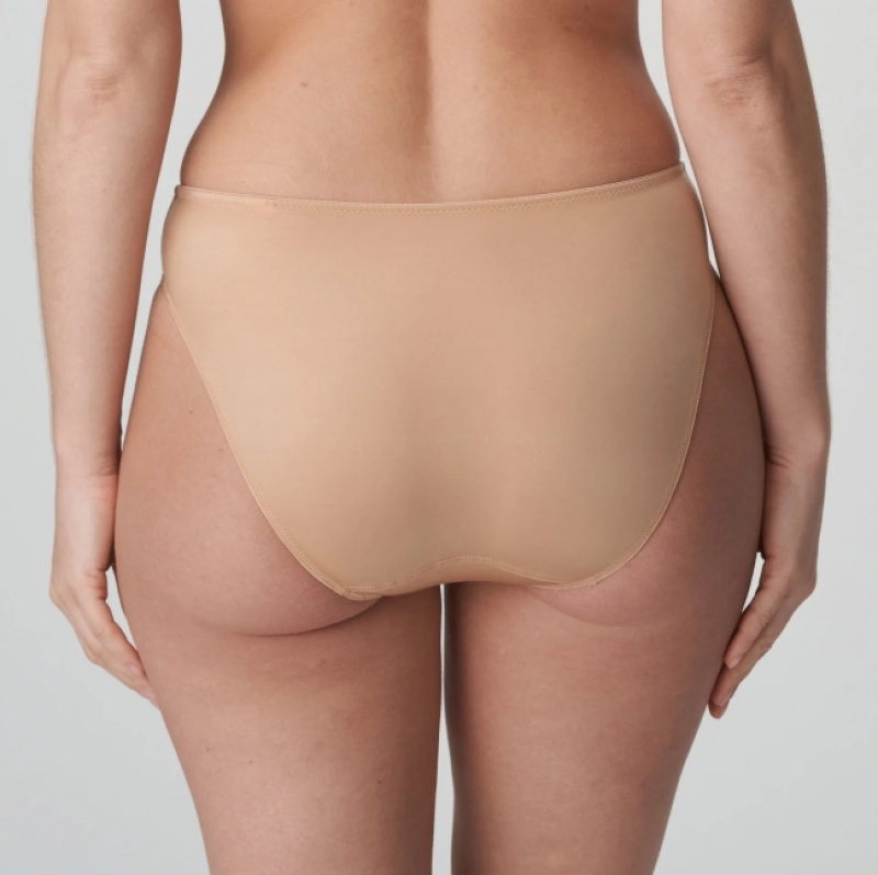 Brown Prima Donna Satin Panties | 5217-NOSVU