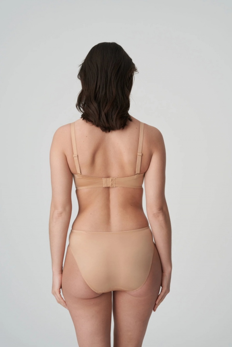 Brown Prima Donna Satin Panties | 5217-NOSVU