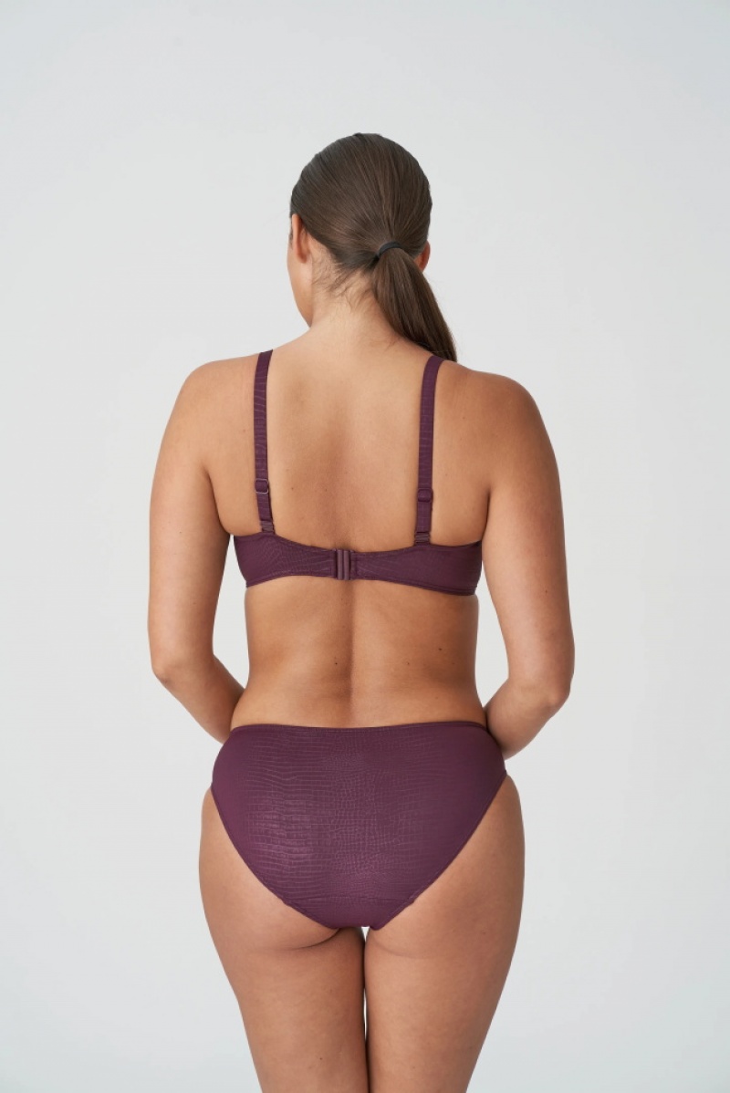 Burgundy Prima Donna Swim Dalyan Bikini Tops | 9087-NHRFL