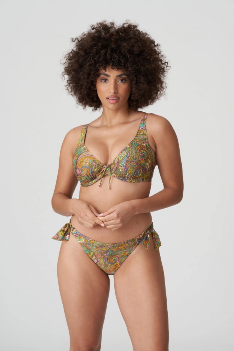 Green Prima Donna Swim Sakarun Bikini Tops | 1238-OBTGH