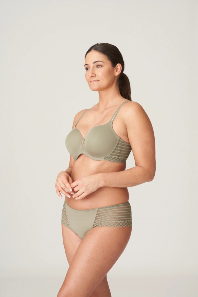 Grey Prima Donna Twist East End Bras | 9752-MOJDE