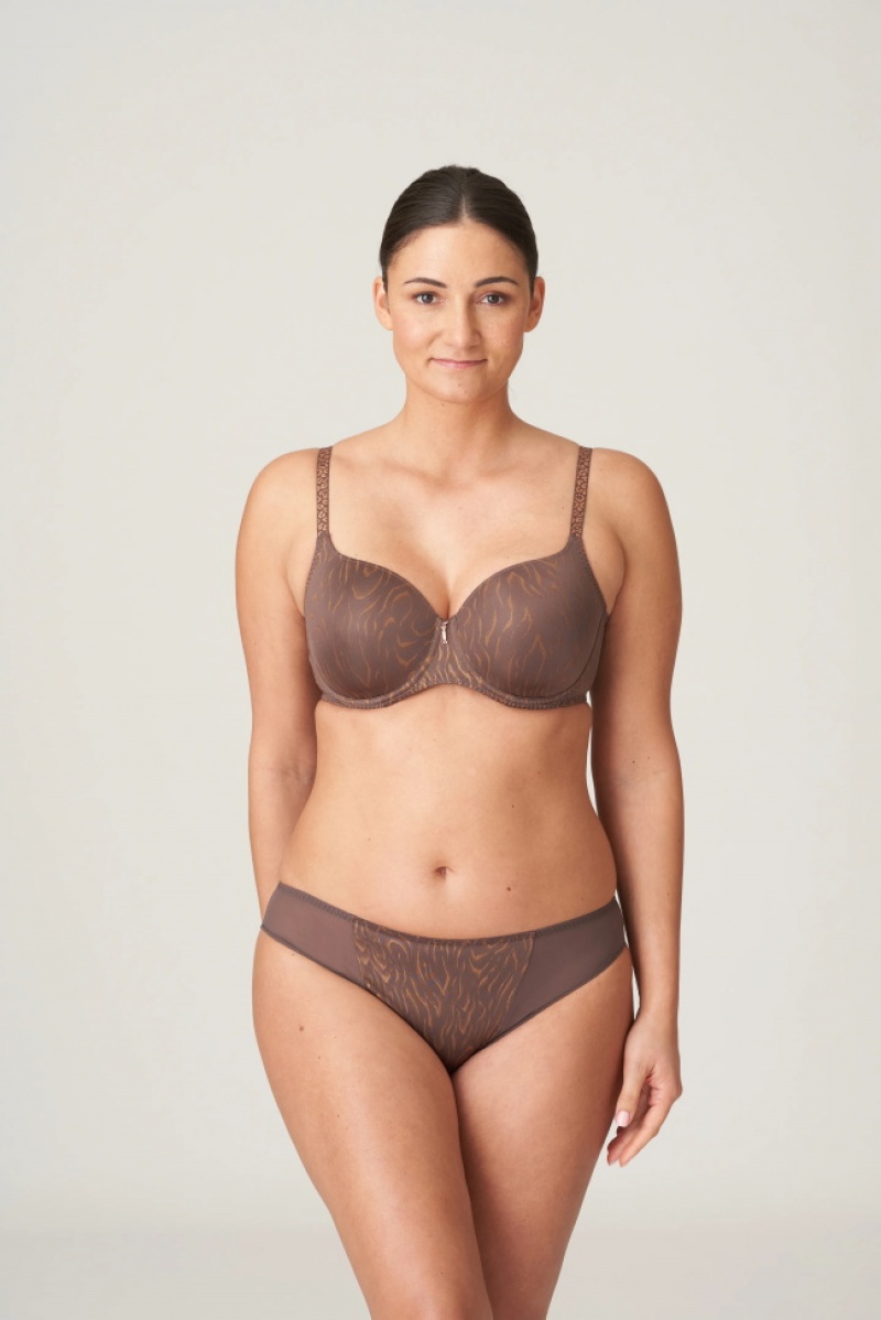 Grey Prima Donna Twist Penn Station Bras | 7986-EHDRL