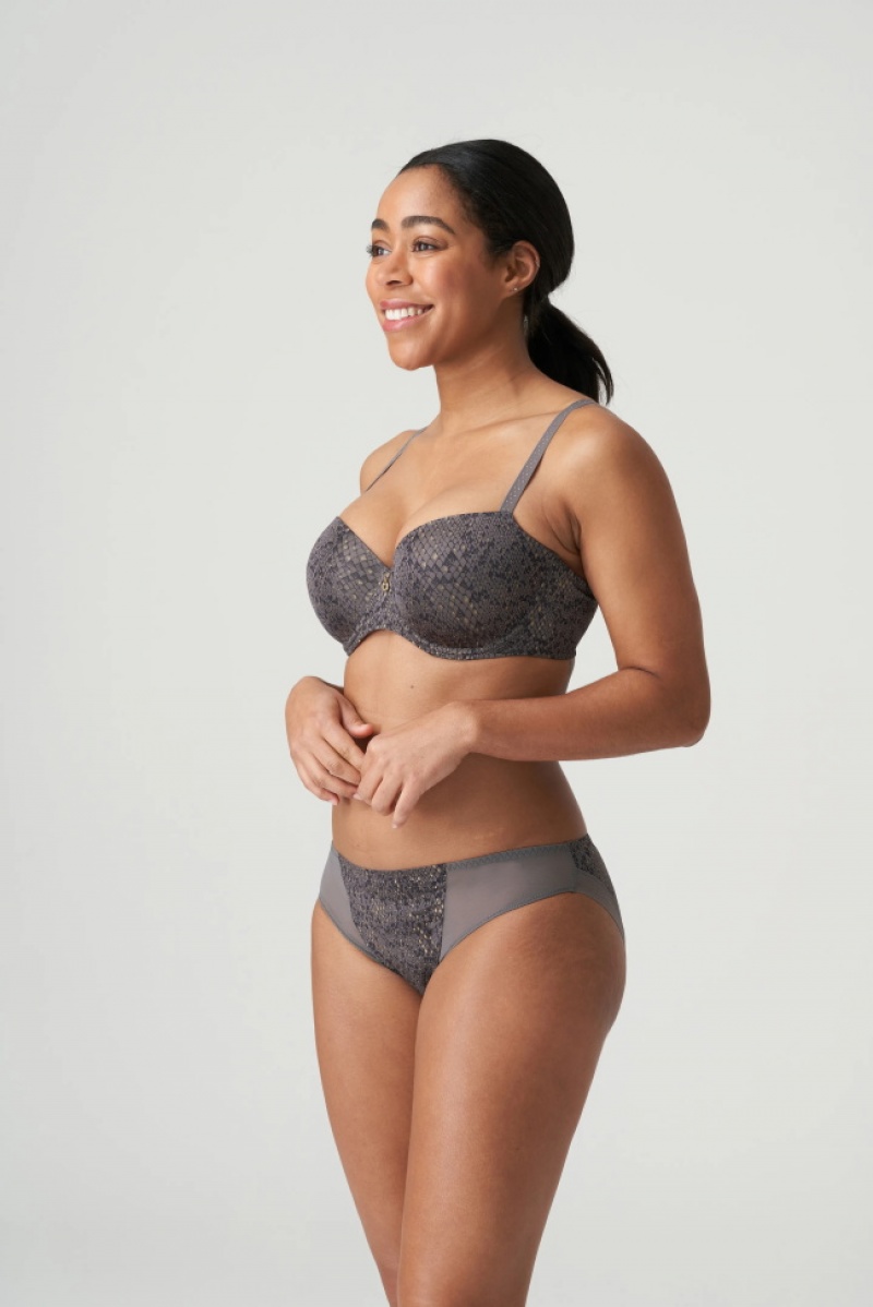 Grey Prima Donna Twist Villemin Bras | 1892-AYUEV