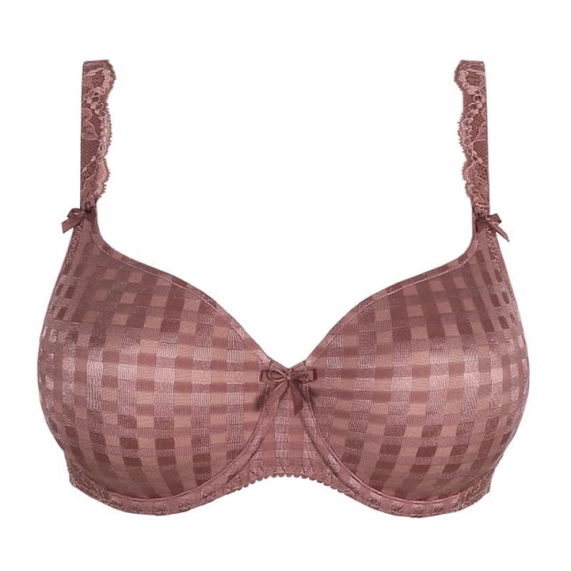 Grey / Brown Prima Donna Madison Bras | 1463-QVLUF