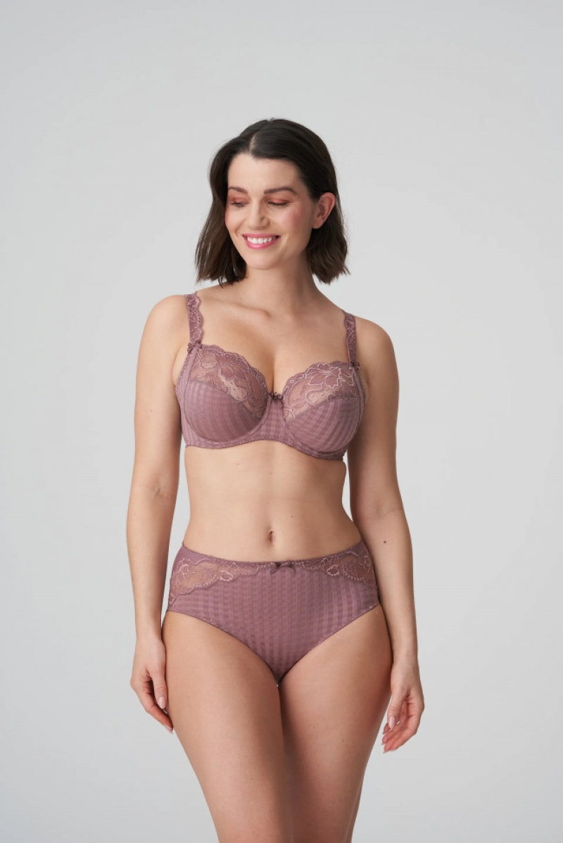 Grey / Brown Prima Donna Madison Bras | 4195-KAZBH