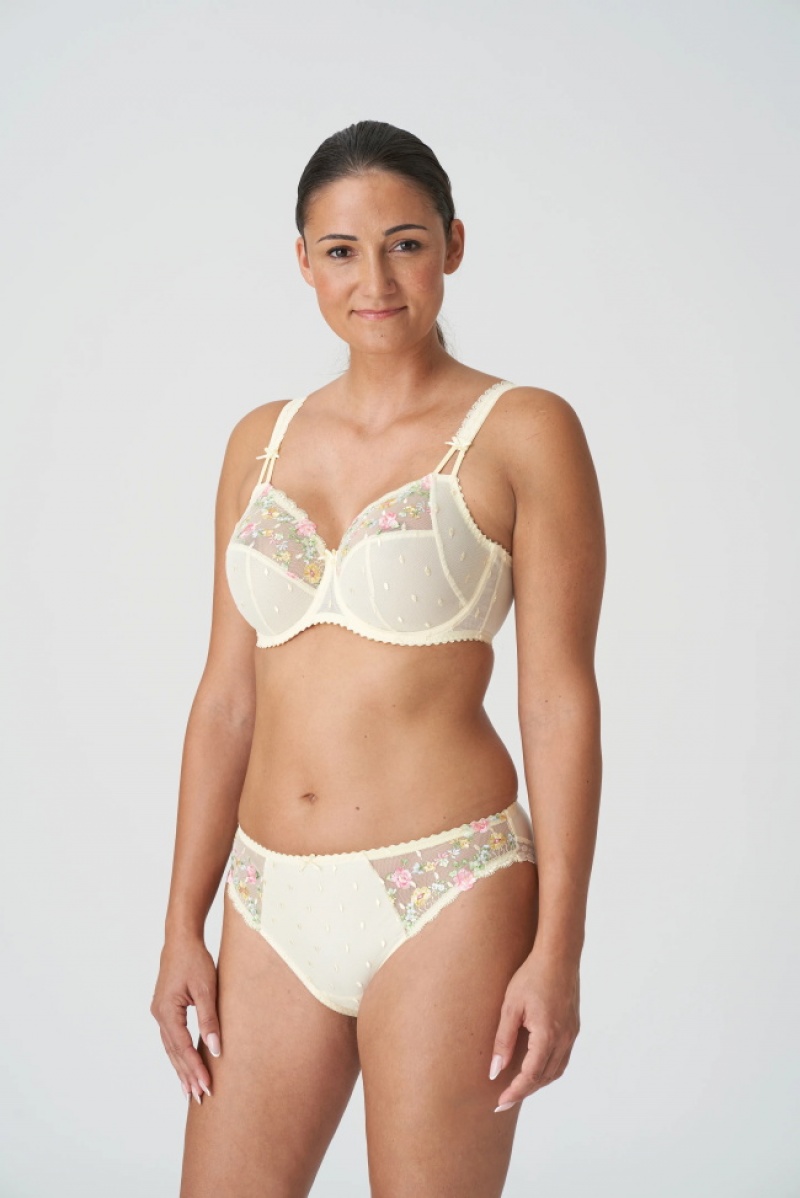 Light Yellow Prima Donna Sedaine Bras | 6340-LKXCY