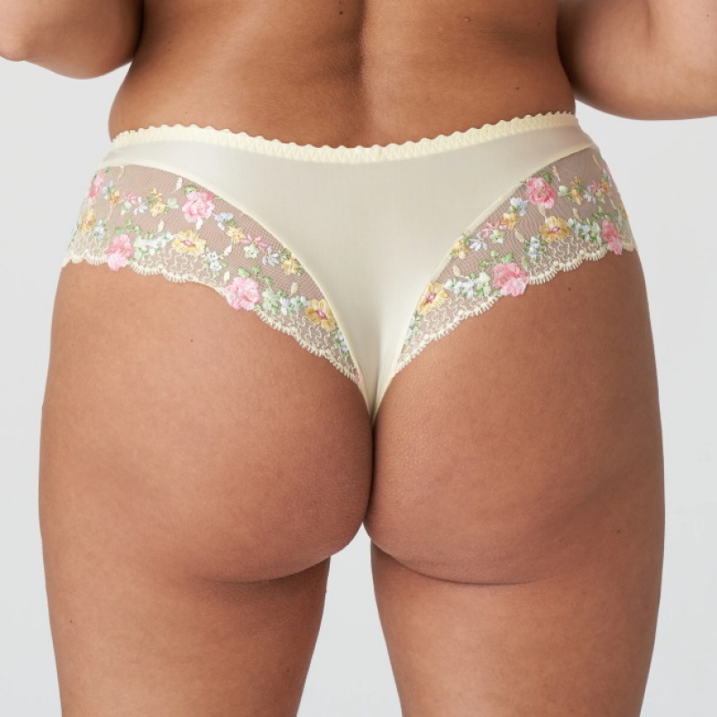 Light Yellow Prima Donna Sedaine Panties | 8231-MFKSR