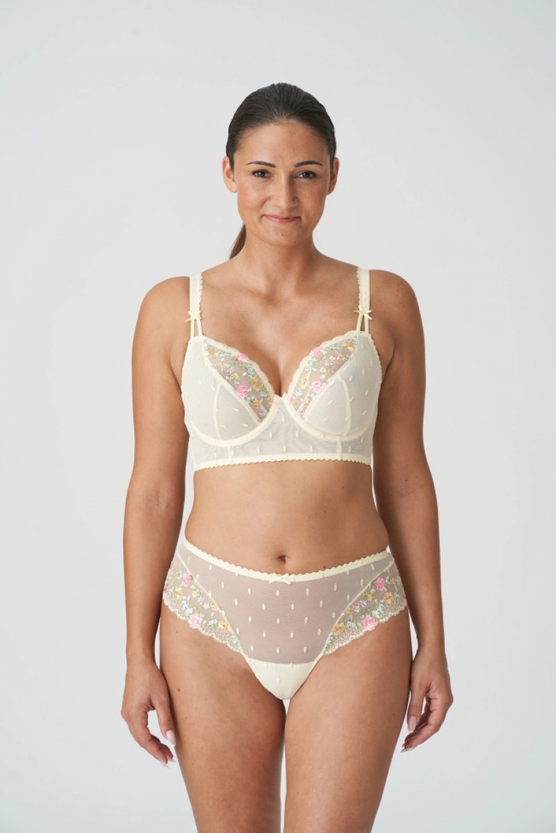 Light Yellow Prima Donna Sedaine Panties | 8231-MFKSR