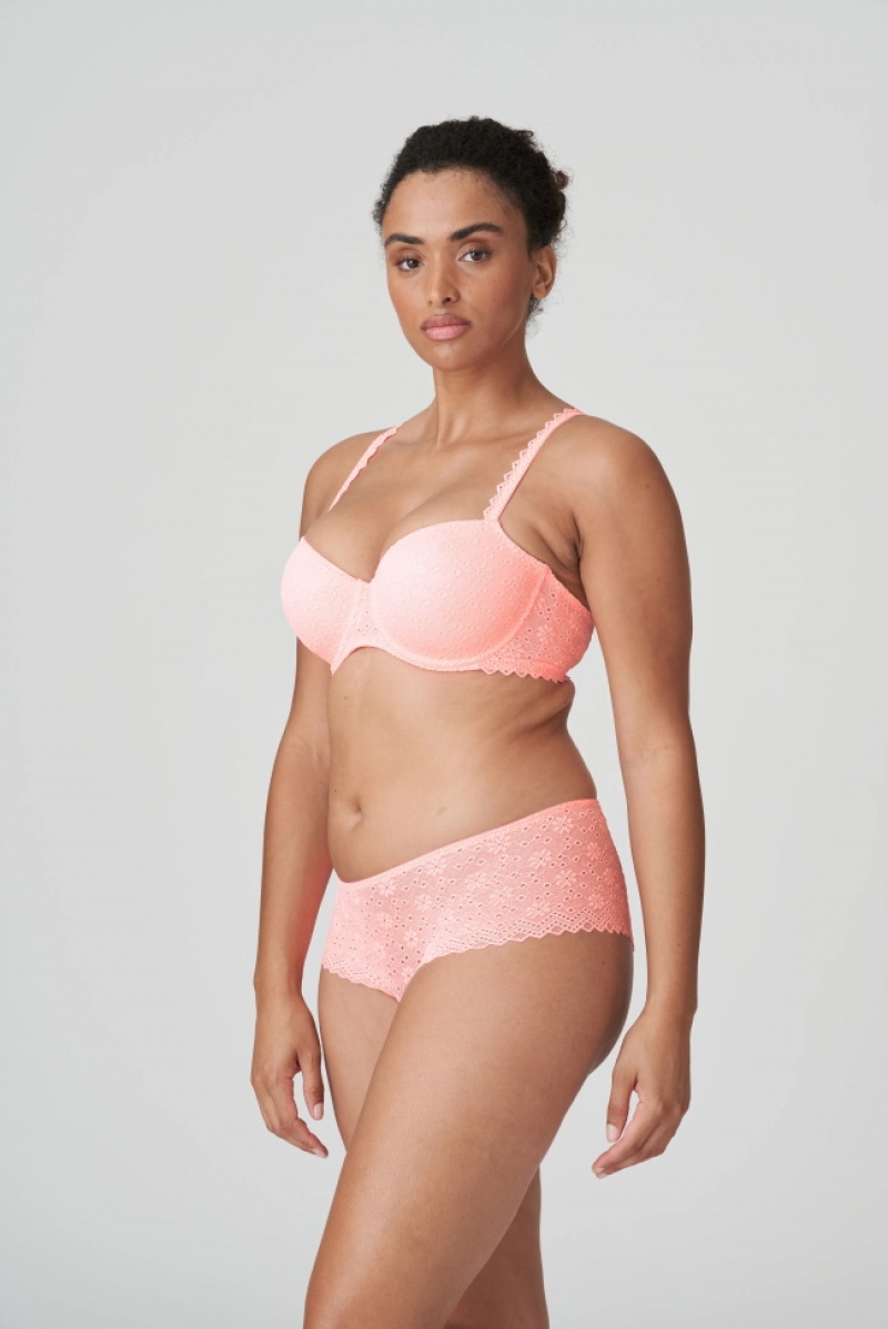 Pink Prima Donna Twist Sunset Hotel Bras | 0714-QYFMO