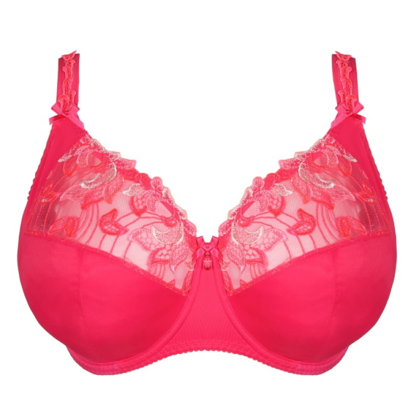 Red Prima Donna Deauville Bras | 4395-QKXVM