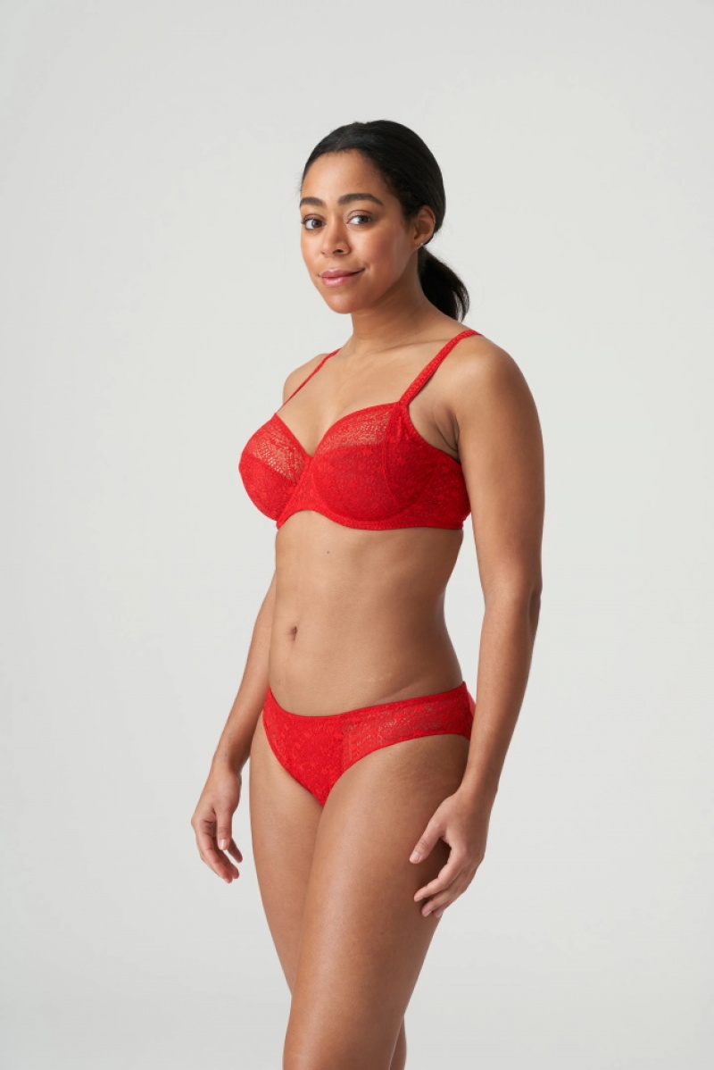 Red Prima Donna Twist Epirus Bras | 2560-UXZYR