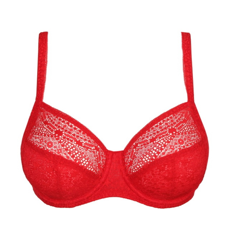 Red Prima Donna Twist Epirus Bras | 2560-UXZYR