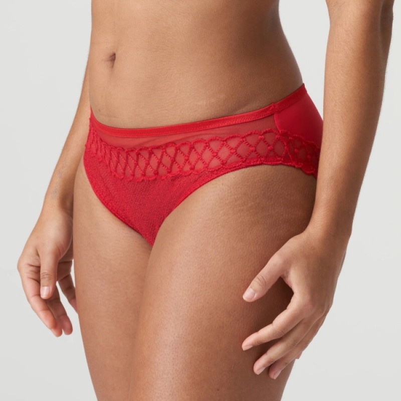 Red Prima Donna Vya Panties | 8910-SFHVM