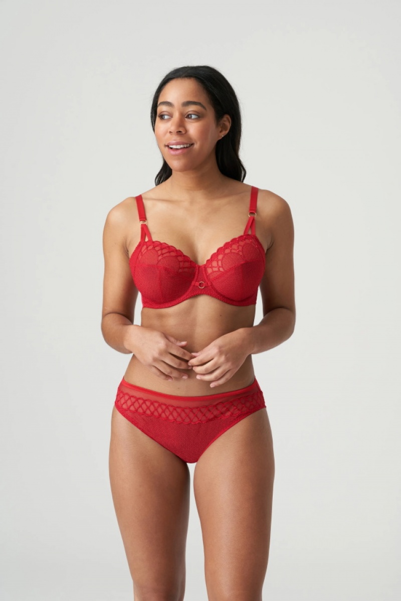 Red Prima Donna Vya Panties | 8910-SFHVM