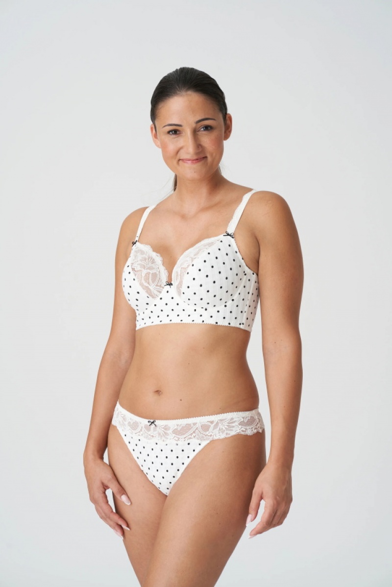 White Prima Donna Madison Bras | 2891-QJULC