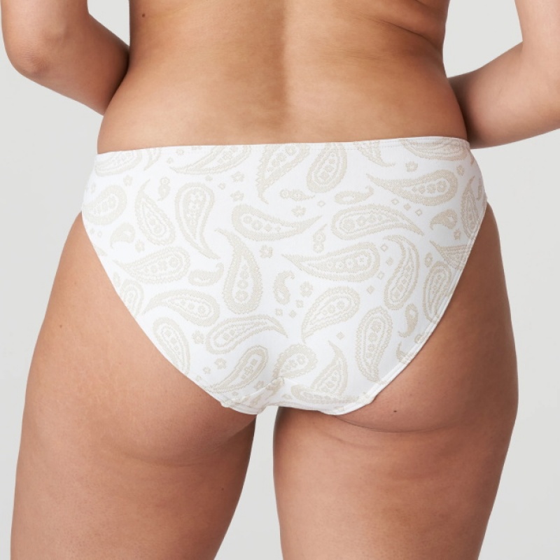 White Prima Donna Swim Sidari Bikini Bottoms | 3198-WIUCZ