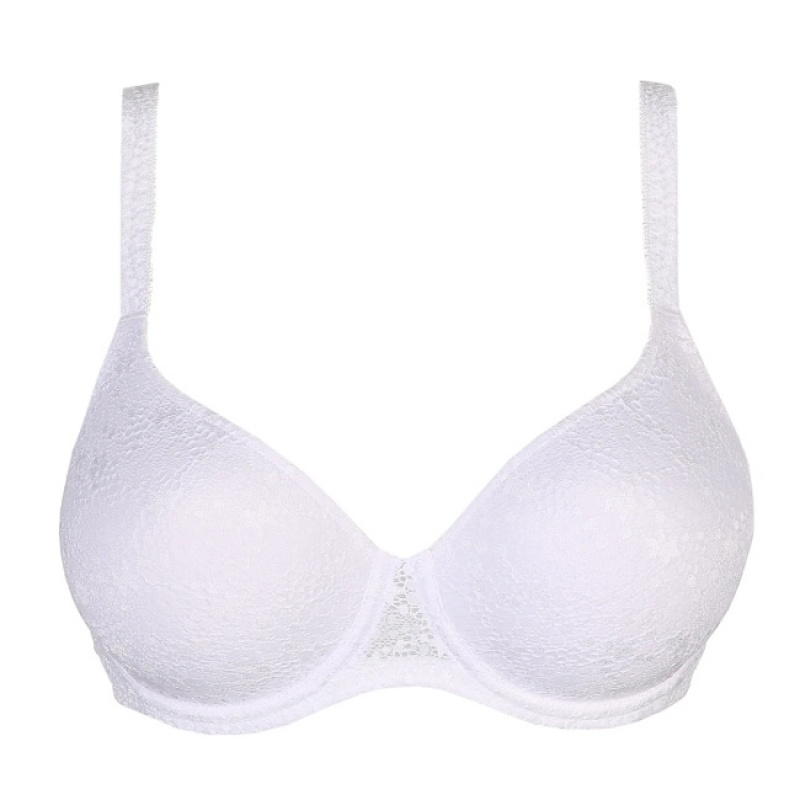 White Prima Donna Twist Epirus Bras | 1578-BROXG