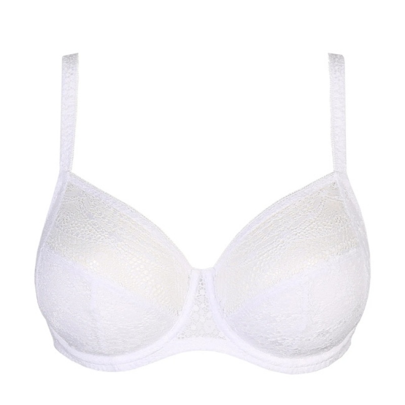 White Prima Donna Twist Epirus Bras | 6783-BVSAZ